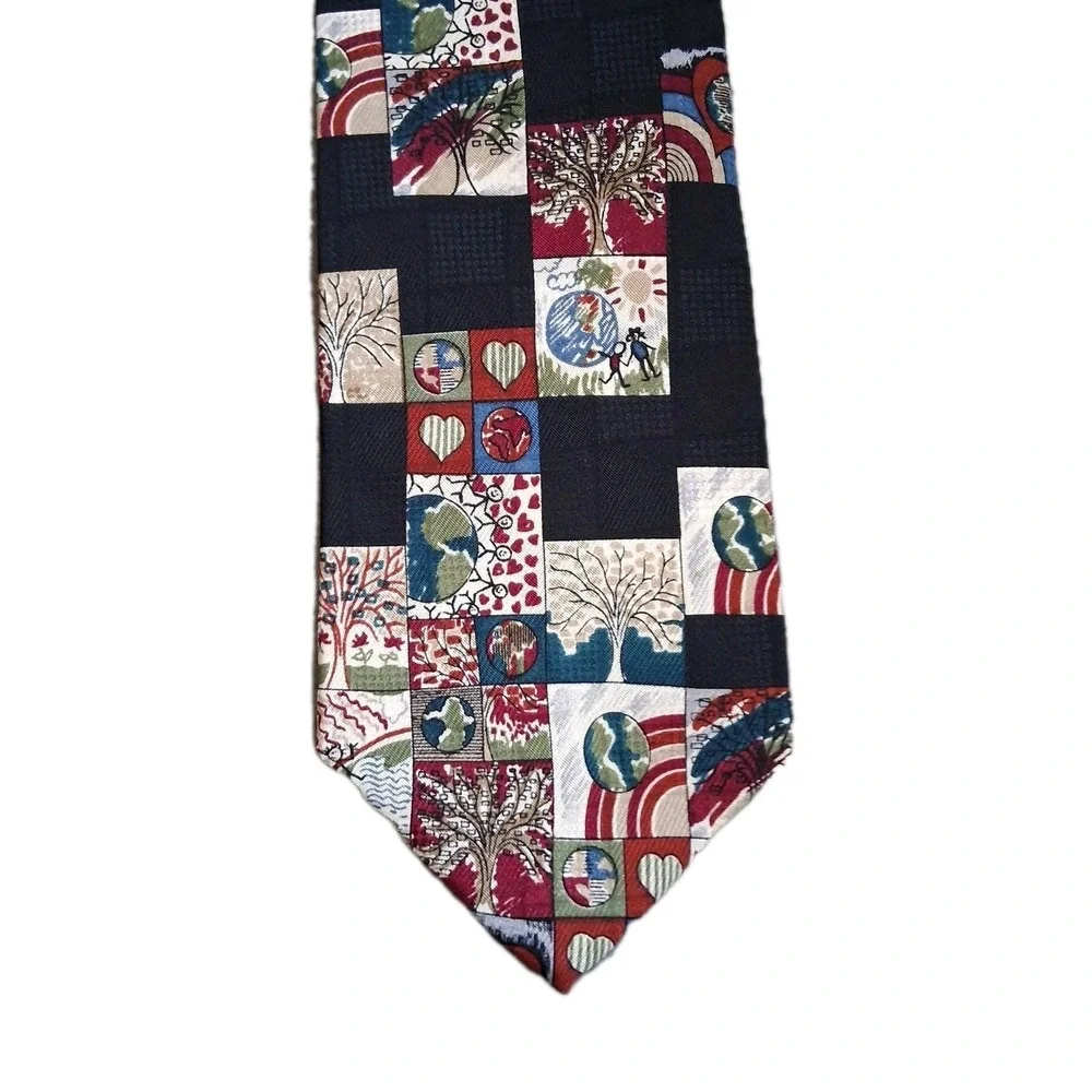 Vintage Lot Of 2 Ronald McDonalds Children's Charities by MBP Neck Tie Made USA